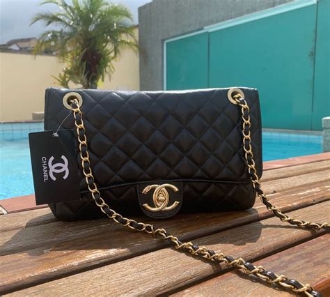 bolsa chanel preta e branca|Bolsa Chanel Preta E Branca .